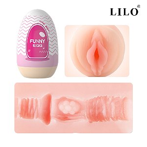 FUNNY EGG Vagina em Cyberskin-Pink