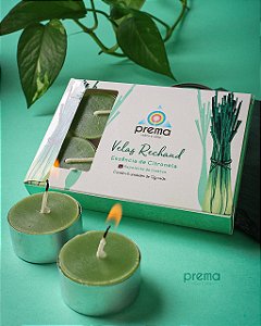 Rechaud Citronela com 6 unidades - Repelente para insetos