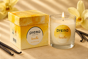 Vela no copo Aroma Baunilha