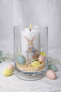 Decoupage Páscoa Cilindro 11cm altura