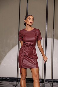 Vestido Jéssica Vinho