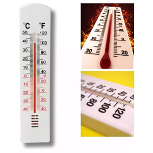 Termômetro Plástico Ambiente Interno Externo