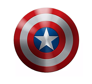 Escudo Capitão América 60 Centímetros com Alças Aluminio