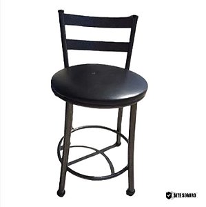 Banqueta Baixa União De Aço