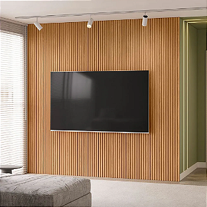 Painel para TV Ripado 2.6 Modular Linea Brasil - Nature