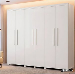 Guarda Roupa 2.56m 6 Portas Pequim Barreto Lonçarcci