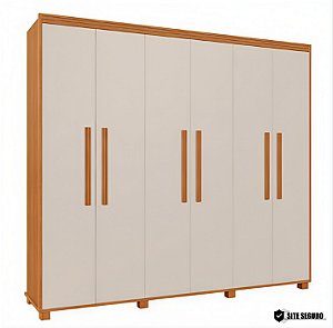 Guarda Roupa Madri 6 Portas 100% MDF Barreto Lonçarcci