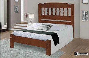 Cama Roma Casal 1,38x1,88 Madeira Maciça São Pedro