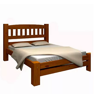 CAMA ONIX PORTO CASAL 1,40 EM MADEIRA MACIÇA REFORÇADA