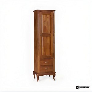 Roupeiro Hanover 1 Porta S/ Maleiro 60819 Linz 100% Madeira Maciça