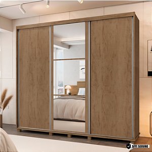 Guarda Roupa Berlin 3 Portas C/esp 2.55m