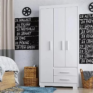 Guarda Roupa 3P 2G c/Pé Primacy 1195 Batrol