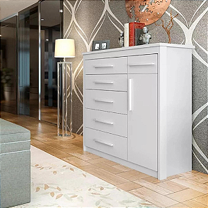 Cômoda 1P 6G c/Sapateira Elegance 2089 Batrol