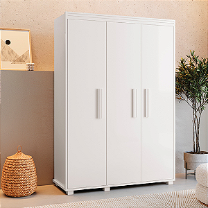 Guarda Roupa Multiuso Belize Solteiro 3 Portas 100% MDF Barreto Lonçarcci