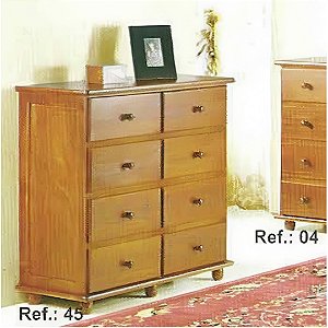 COMODA BH 8 GAVETAS PEQUENAS  REF: 45