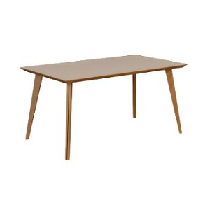 MESA NAIARA 1,80 C/VIDRO FLAMINGO