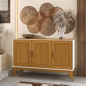 Buffet Sierra 1.30m Cor: Cedro/Off-White 48434 EDN