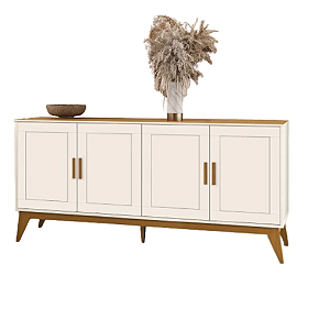 Buffet Sierra 1.72m Cor: Off-White/Cedro 47635 EDN