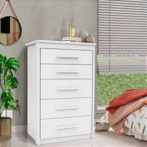 Cômoda Elegance 5 Gavetas 2087 Batrol *PRONTA ENTREGA*