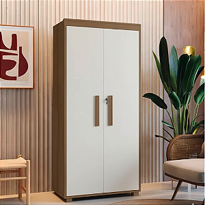 Multiuso Atenas Barreto 100% MDF Legno/Off-White Barreto Lonçarcci