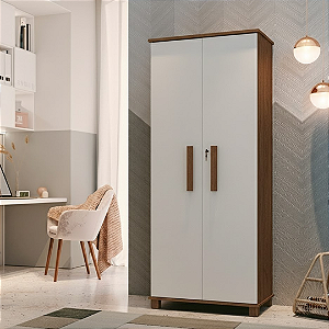 Multiuso Com Chave Dallas 100% MDF Legno/Off-White Barreto Lonçarcci