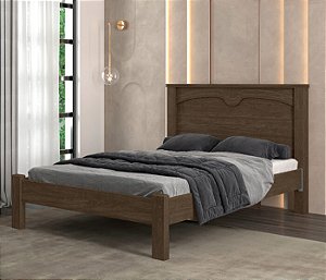Cama Casal Amsterdã 100% MDF Legno Barreto Lonçarcci