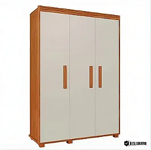 0019.05 BARRETO MULTIUSO BELIZE 3 PORTAS NATURE/OFF WHITE