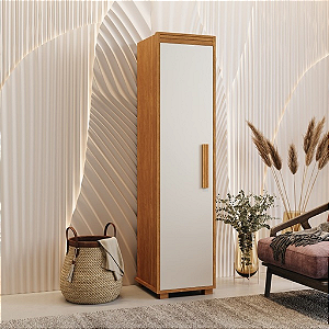 0022.05 BARRETO MULTIUSO MALTA 1 PORTA NATURE/OFF WHITE