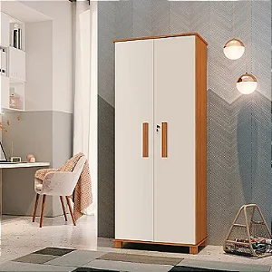 0023.05 BARRETO MULTIUSO DALLAS 2 PORTAS NATURE/OFF WHITE