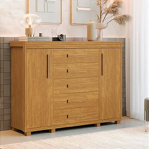 0026.06 BARRETO COMODA HAVANA 5G 2P CINAMOMO