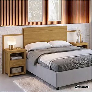 0029.07 BARRETO CABECEIRA DINAMARCA 140/160 CINAMOMO/OFF WHITE