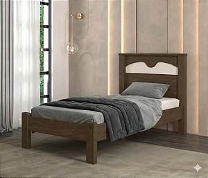 0009.03 BARRETO CAMA SOLTEIRO AMSTERDA LEGNO/OFF WHITE