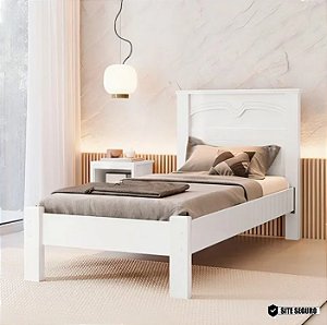 0009.01 BARRETO CAMA SOLTEIRO AMSTERDA BRANCA