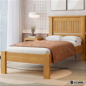 0011.07 BARRETO CAMA SOLTEIRO MONACO CINAMOMO/OFF WHITE
