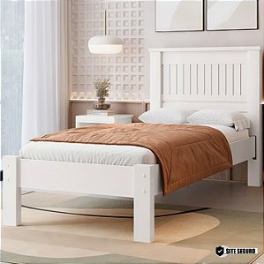 0011.01 BARRETO CAMA SOLTEIRO MONACO BRANCA