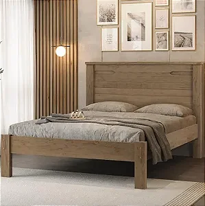 0012.02 BARRETO CAMA CASAL ROMA LEGNO