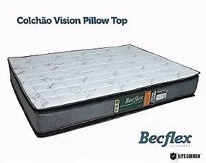 0400.16 BECFLEX COLCHAO VISION PILLOW TOP 88X188X28 D80