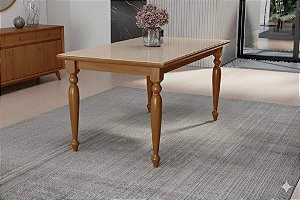 57097 FLAMINGO MESA HELENA NOGUEIRA VIDRO OFF WHITE COLADO 78X90X180