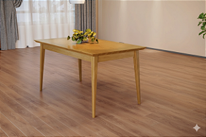 57127 FLAMINGO MESA VALENTINA AMENDOA TAMPO LAMINADO CINAMOMO 78X90X120