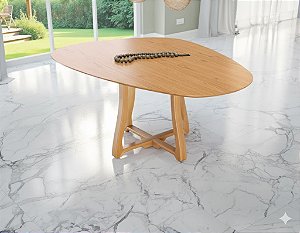 57134 FLAMINGO MESA THALIA AMENDOA TAMPO LAMINADO CINAMOMO 78X130X180