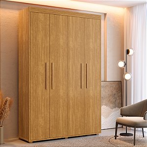 0007.06 BARRETO ROUPEIRO MILAO 4 PORTAS CINAMOMO