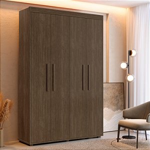 0007.02 BARRETO ROUPEIRO MILAO 4 PORTAS LEGNO