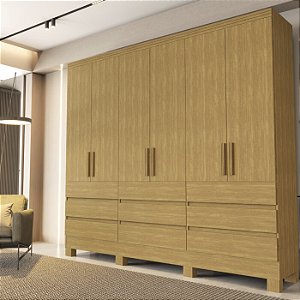 0035.04 BARRETO ROUPEIRO ARGELIA 6P 9G CINAMOMO