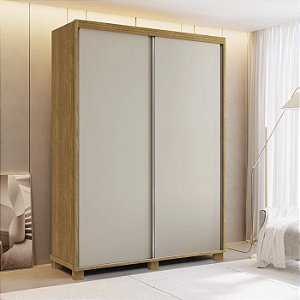 0036.07 BARRETO ROUPEIRO BELGICA 2P CINAMOMO/OFF WHITE