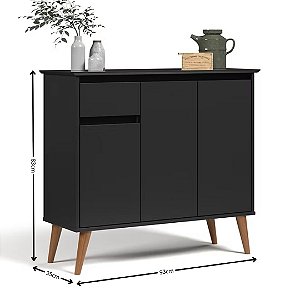 31620 EJ APARADOR VENEZA PRETO 1030X410X165