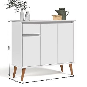 31600 EJ APARADOR VENEZA BRANCO 1030X410X165