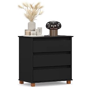 33020 EJ MINI COMODA PRETA 720X460X155