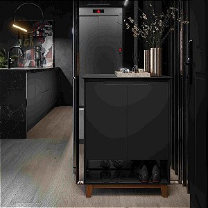 51120 EJ SAPATEIRA HALL FLOW PRETA 860X645X85