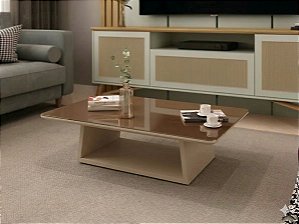 18058 MESA DE CENTRO HOLAMBRA OFF WHITE/ NOGUEIRA 300X1090X680