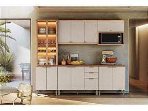 Cozinha Selene Modulada 100% MDF. Linea Brasil